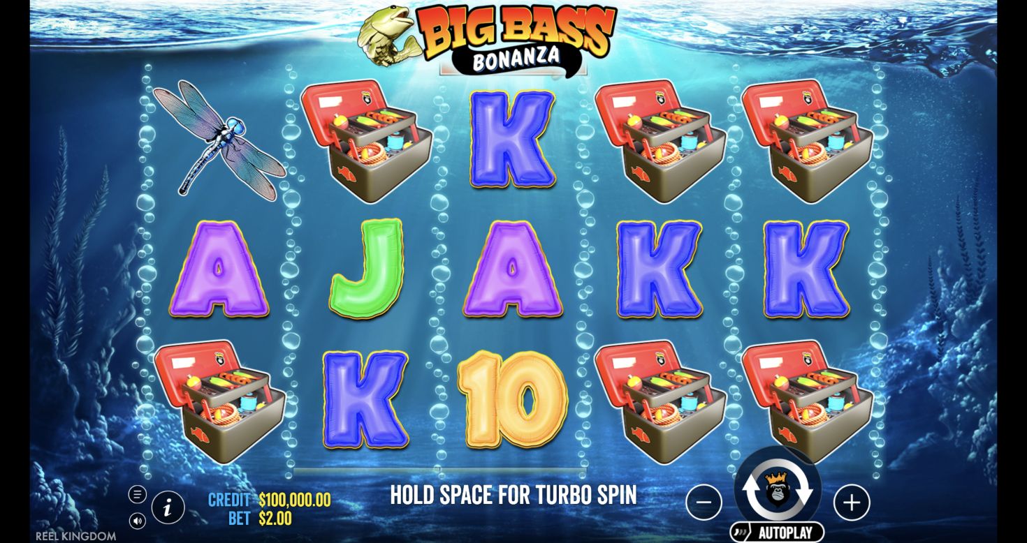 Big Bass Bonanza base-game reels